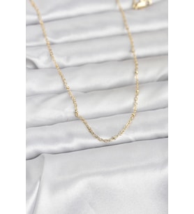 CM 14K Gold Renk Burgu Model 60 cm Kadın Kolye 5886 - HPSBYI6707-1200
