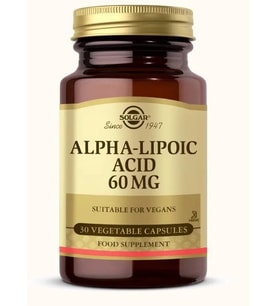 Solgar Alpha Lipoic Acid 60 Mg 30 Kapsül