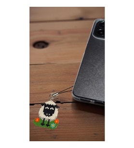 Miyuki Boncuk El Yapımı Kuzu Koyun Telefon Çarmı - Charm