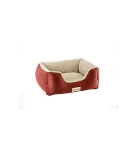 Pet Comfort Echo Kedi ve Köpek Yatağı Tarçın/Ecru Peluş S 60x50cm
