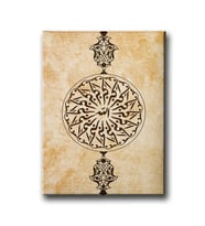 Allah Hu Ekber Dini Kanvas Tablo ALD104