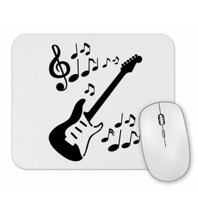 Ritmik Gitar Müzik Nota Mouse Pad