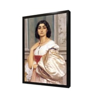 Bir Roman Kızı Çerçeveli Mdf Tablo