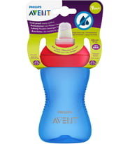 Avent Yumuşak Uçlu Alıştırma Bardağı, 9 Ay, 300 Mililitre, Mavi, SCF802/01