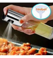 Sprey Yağdanlık HUNİ HEDİYELİ Sprey Cam Şişe Sirke, Yağ Püskürtücü Yağdanlık 100