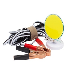 Powermaster TM-24 Cob Ledli 13 Watt Akü Maşalı 4 Metre Kablolu Taşınabilir Seyyar Panel Lamba
