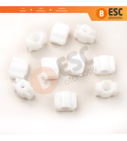 10 Adet Cam Kriko İndirme Kaldırma Mekanizma Kablo Ucu Halat Dübeli Tip BCP003