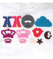 Loren 10 Paket Parti Konseptli Keçe Set-3
