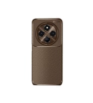 Redmi 14C Kılıf Auto Focus Karbon Kapak - Kahverengi