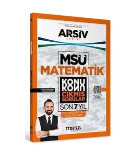 MSÜ MATEMATİK Konu Konu ÇIKMIŞ SORULAR Son 7 Yıl