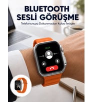 2025 Model Gelişmiş Özellikli Nabız Sensörlü Spor Takibi Yapabilen Titreşimli Saat Yeni Nesil
