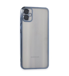 Samsung Galaxy A05 Kılıf Razer Lensli Silikon - Lacivert