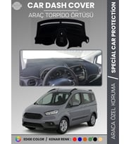 FORD COURİER (2020+) Torpido Örtüsü Ön Göğüs Torpido Koruma Tam Uyum Çatlamayı Önler Kolay Montaj