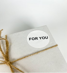 For You yuvarlak yapşkanlı sticker 100 adet