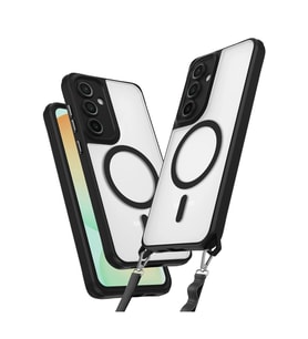 Durukar® Samsung Galaxy S23 FE Kılıf Enka Magsafe Silikon Kılıf - Siyah