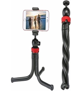 Lexroo Esnek Monopod Tripod Youtuber Yayıncılar ve Sosya Medya için İdeal 30cm Ahtapot 360 Derece