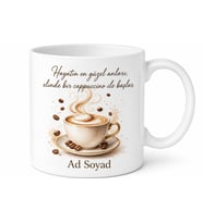 Cappuccino Severlere Özel Tasarım Baskılı Kupa Bardak Kahve Hediye
