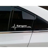 Oto Kangoo Yan Cam Sticker Oto Kapı  Tuning Aksesuar 20 cm x 7 cm