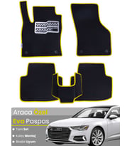 AUDİ A6 SEDAN (2019-2025) Uyumlu EVA Paspas Tam Set–Araca Özel,Su Geçirmez,Kolay Montaj
