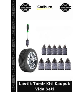 #LastikKiti Profesyonel Hızlı Pratik Otomobil Motosiklet Sızdırmaz Lastik Tamir Kiti Kauçuk Vida Set