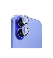 Iphone 16 Ve 16 Plus Laciverttaş Mavi (ULTRAMARİNE) Uyumlu Taşlı Kamera Lens Koruyucu Cam
