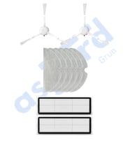 Xiaomi 1C,2C,Mop 2 Uyumlu 2 Yan Fırça 2 Filtre 6 Mop PKT-iasgf0000046