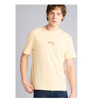 Defacto Baskılı Sarı Erkek T-Shirt H2517AX/YL252