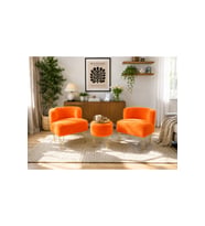 ÇAY SETİ İKİLİ KOLTUK BERJER VE PUF TAKIMI (SALON, BALKON, OFİS) 3 'LÜ TAKIM