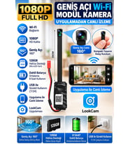 Açı Casus Gizli Wifi HD Mini Kamera 4K Uzaktan İzleme