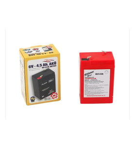 Pilsan 6 volt 4.5 Amper/Ah Akü