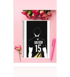 Kiyoomi Sakusa Anime Defter 1 Adet Özel Tasarım A4 Boyutu Telli Çizgili Defter 21*29 Cm
