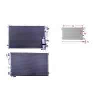 Klima Radyatörü 642x394x16 – 92100-JD700 Wisco – Nıssan Qashqaı 2.0dcı 07 Ve Sonrası Uyumlu