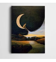 Gece Gündüz Kanvas Tablo