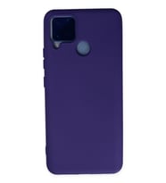 Durukar® Realme C15 Kılıf Nano içi Kadife Silikon - Mor