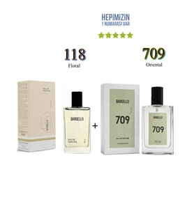 118 + 709 Kadın/Erkek Parfüm Edp 50 ml Floral/Oriental - Mnms118709