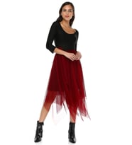 TÜL ETEK   (Bordo)