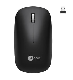 Lecoo Kablosuz Mouse Ws214 Siyah