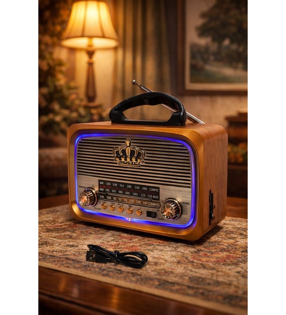 Everton Rt-849 Nostalji Solar Güneş Enerjili Ledli Bluetooth/Usb/Sd Kart/ Radyo Müzik Çalar