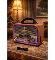 Everton Rt-849 Nostalji Solar Güneş Enerjili Ledli Bluetooth/Usb/Sd Kart/ Radyo Müzik Çalar