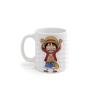 Anime One Piece Luffy Chibi Baskılı Kupa Bardak