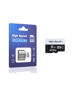 8 Gb Microsdhc Hafıza Kartı U1 V10 A1 Class 10 Adaptörlü HS8GB