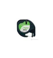DYMO LETRATAG KAĞIT ETİKET (BEYAZ) 12MM X 4 METRE 59421