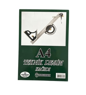 Teknik Resim Kağıdı A4 30 Yaprak - Dik