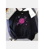 Saturn Kapşonlu Sweatshirt