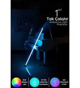 Şerit LED Rgb Led Strip Tube Light Led ışık Uzaktan Kumandalı Işık Lamba Ampül aydınlatma Renkli LTUBE5