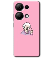 Redmi Note 13 Pro 4G Kılıf HD Desen Baskılı Kılıf - Bad Grandmother