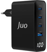 100W GaN Led Ekranlı 3 Type-C + USB-A Hızlı Şarj Cihazı iPhone & Macbook & Notebook Şarj Aleti