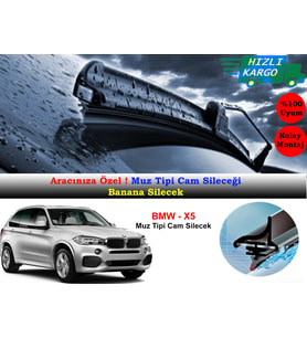 Bmw X5 F15 2014-2017 Muz Silecek Takımı