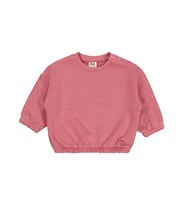 Civil Baby Kalp Nakışlı Basic 6-18 Ay Sweatshirt - Siyah (Kiremit)