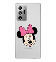 Samsung Galaxy Note 20 Ultra Kapak Minnie Mouse Tasarımlı Şeffaf Silikon Kılıf